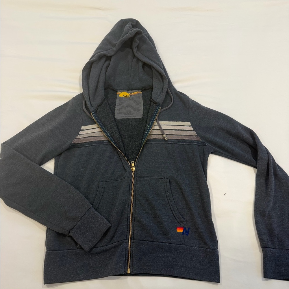 Aviator Nation Charcoal Hoodie